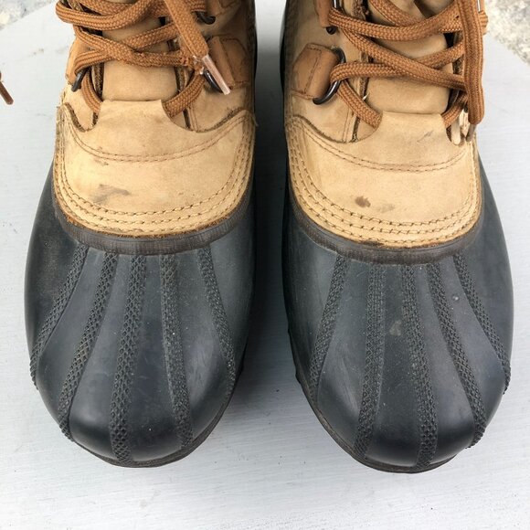 Sorel Women's Size 8 Caribou II Brown Lace-Up Waterproof Sherpa Winter Boots - Picture 5 of 16